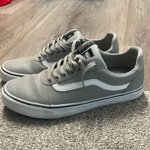 Vans Gray and White Men's Shoes